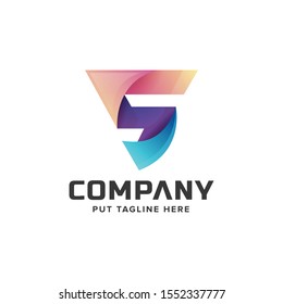 Letter Initial S logo Template for company