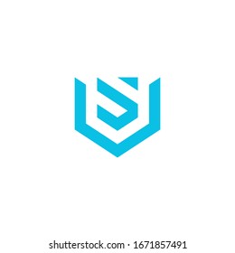 Letter / Initial SV logo design