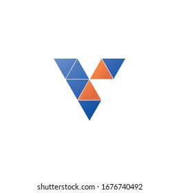 Diseño del logotipo Carta/Inicial V