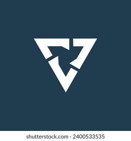 Letter Initial V Logo Design Template Vector