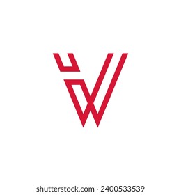 Letter Initial V Logo Design Template Vector