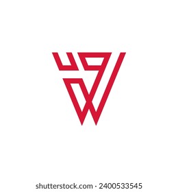 Letter Initial V Logo Design Template Vector