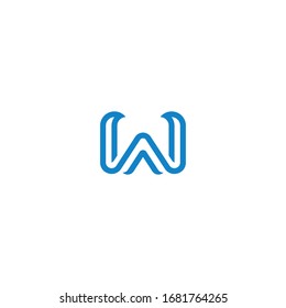 Letter / Initial W logo design
