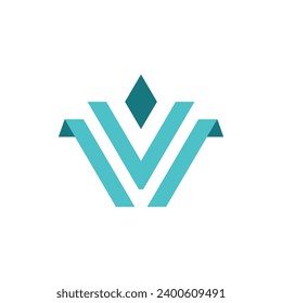 Letter Initial W Logo Template Design Vector