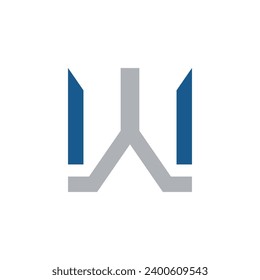 Letter Initial W Logo Template Design Vector