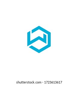 Logo-Design von Letter/Ursprünglichem WC
