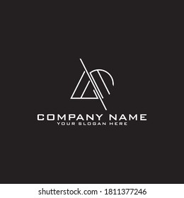 Carta Plantilla de diseño de icono del logotipo WM inicial.
