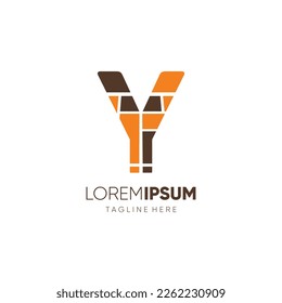 Letter Initial Y Flooring Logo Design Vector Icon Graphic Emblem Illustration