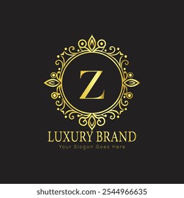  
letra Inicial Z elegante logotipo monograma de luxo 
