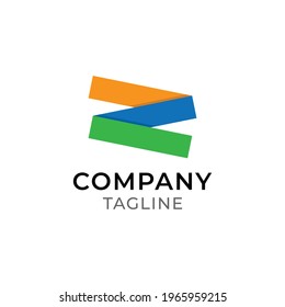 Letter Initial Z Stairs Logo Design Template. Suitable for General Company Corporate Business Brand.