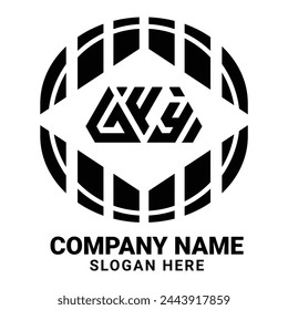  letter,  Initials,  circle,  Flat,  business,  brand,  Luxury,  Brand,  Abstract,  Corporate,  Identity,  round,  simple,  element,  circle,