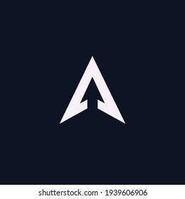 The letter A initials logo is combined with a modern and professional arrow icon