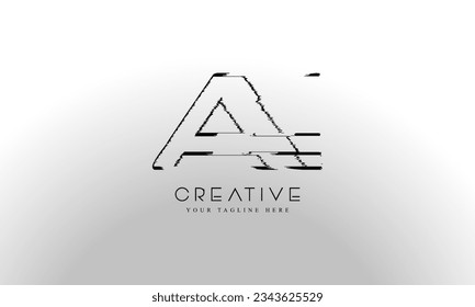 Plantillas de diseño del logotipo de las iniciales de la letra A 