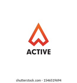 A letter inspiration logo design