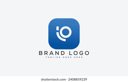 Buchstabe IO Logo Design Vektordesign Vorlage Design für Marke.