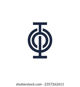 Letter IO or OI logo