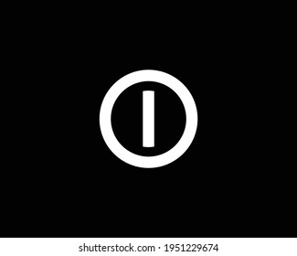 letter io and oi logo design vector template