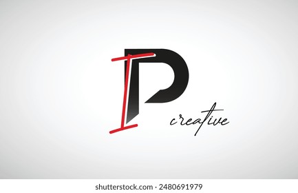 Letter IP Creative Clean Logo Design