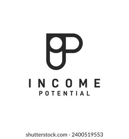 letter IP Logo Design for Industrial Companies