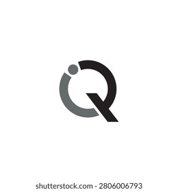 Letter IQ logo or icon design