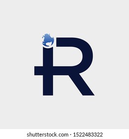 Letter IR Globe Media Creative Business Logo