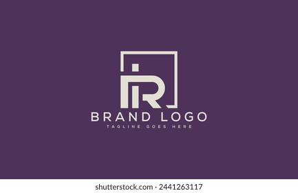 Diseño de la plantilla del vector del logotipo de la letra IR para la marca.