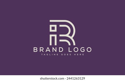 letter IR logo design vector template design for brand.