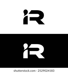 Letter iR Logo Design Vektor