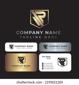 El logotipo Escudo IR de la carta es adecuado para cualquier empresa.
