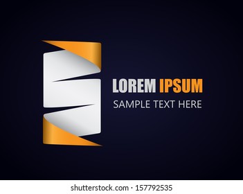 Letter - Isolated On Background - Vector Illustration, Graphic Design Editable For Your Design.