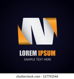 Letter - Isolated On Background - Vector Illustration, Graphic Design Editable For Your Design.