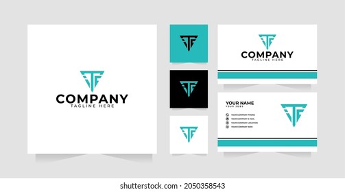 Letter ITC logo design template