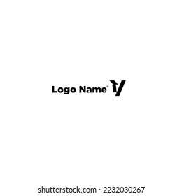 
Letter iv Logo ilustration. i connection v