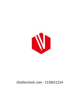letter iv logo vector