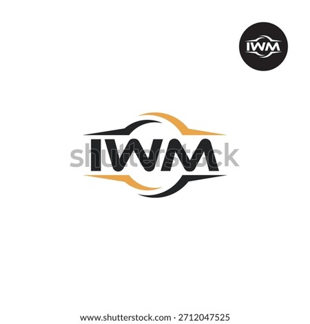 Letter IWM Logo Initials Acronym