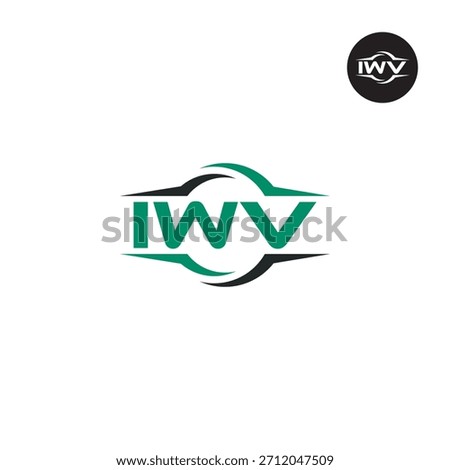 Letter IWV Logo Initials Acronym