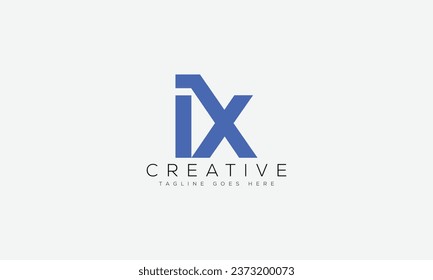 Letter IX logo design template vector illustration
