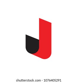 letter j 3d design logo vector