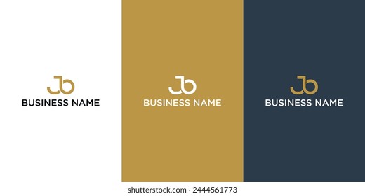 letter J and B logo design vector template design for brand.