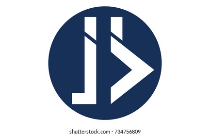 Letter J B Modern