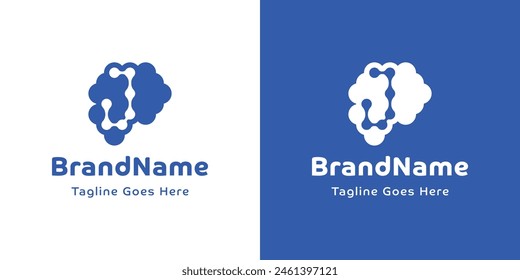Letter J Brain Logo, for business related to the brain with J initial
