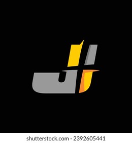 Letter J Cross Logo Design Template Inspiration, Vector Illustration.