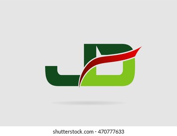 Letter J and D logo
