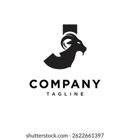 Letra J Eid Al-Adha Logo Icon Vetor