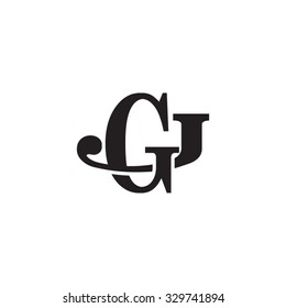 letter J and G monogram logo