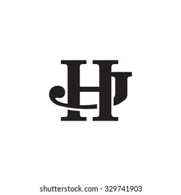 letter J and H monogram logo