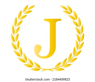 Letter J Initial Luxurious Brand Logo Template
