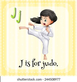 A letter J for judo