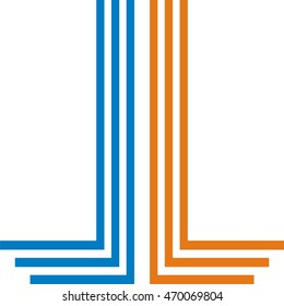 letter j and l logo design