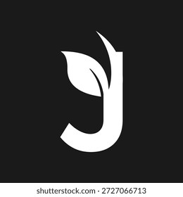 Letra J diseño de logotipo de la hoja con una forma de letra moderna y minimalista combinada con Elementos de hojas naturales. Este logotipo limpio y creativo representa conceptos ecológicos, orgánicos, de sostenibilidad, naturaleza, energía verde, bienestar, agricultura y medio ambiente. Diseño simple, elegante y versátil ideal para la marca, la identidad de la empresa emergente, el embalaje, los cosméticos, la salud y los negocios conscientes del medio ambiente. Perfecto para el uso del logotipo, el icono y la identidad de la marca.